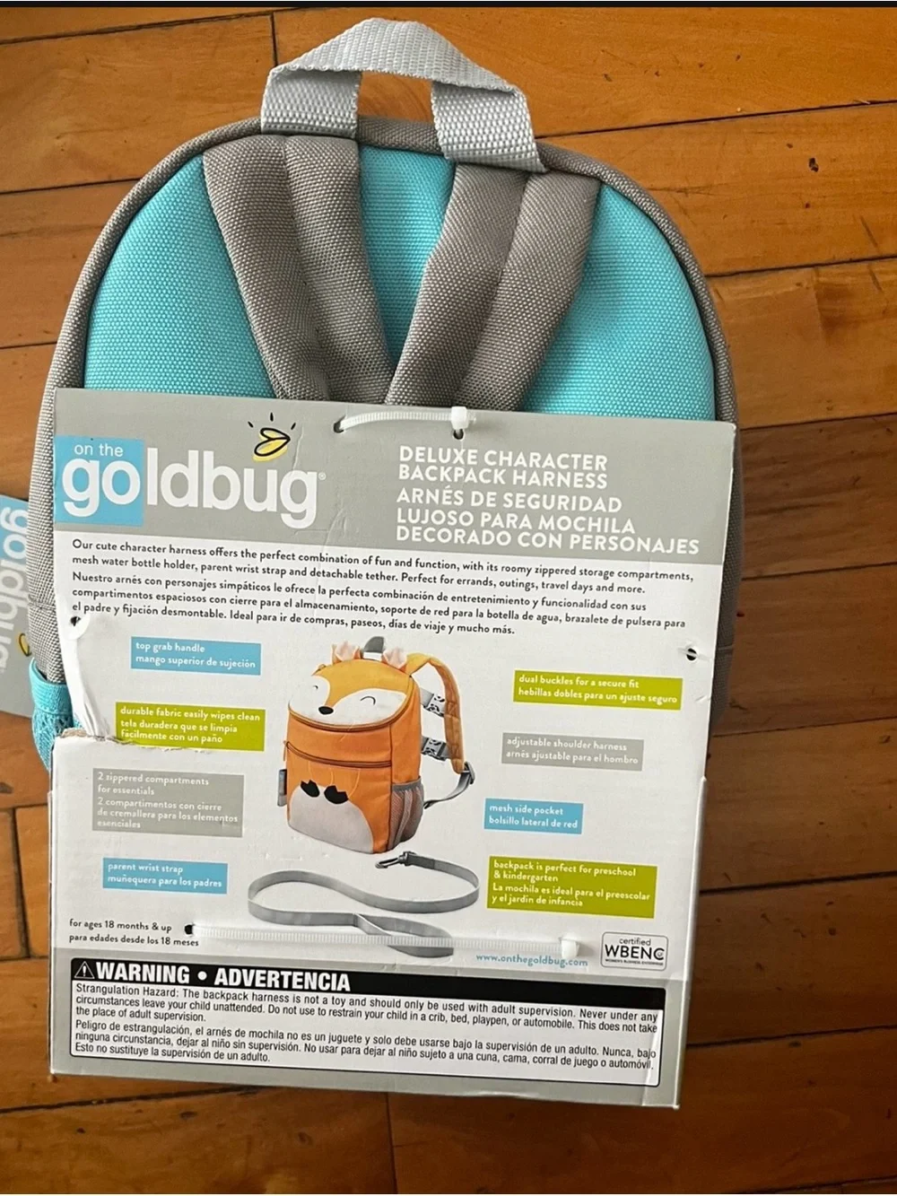 Goldbug Character Backpack Harness